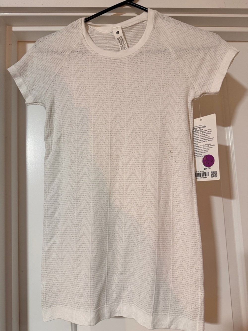 lululemon athletica White Short Sleeve Knit Tee